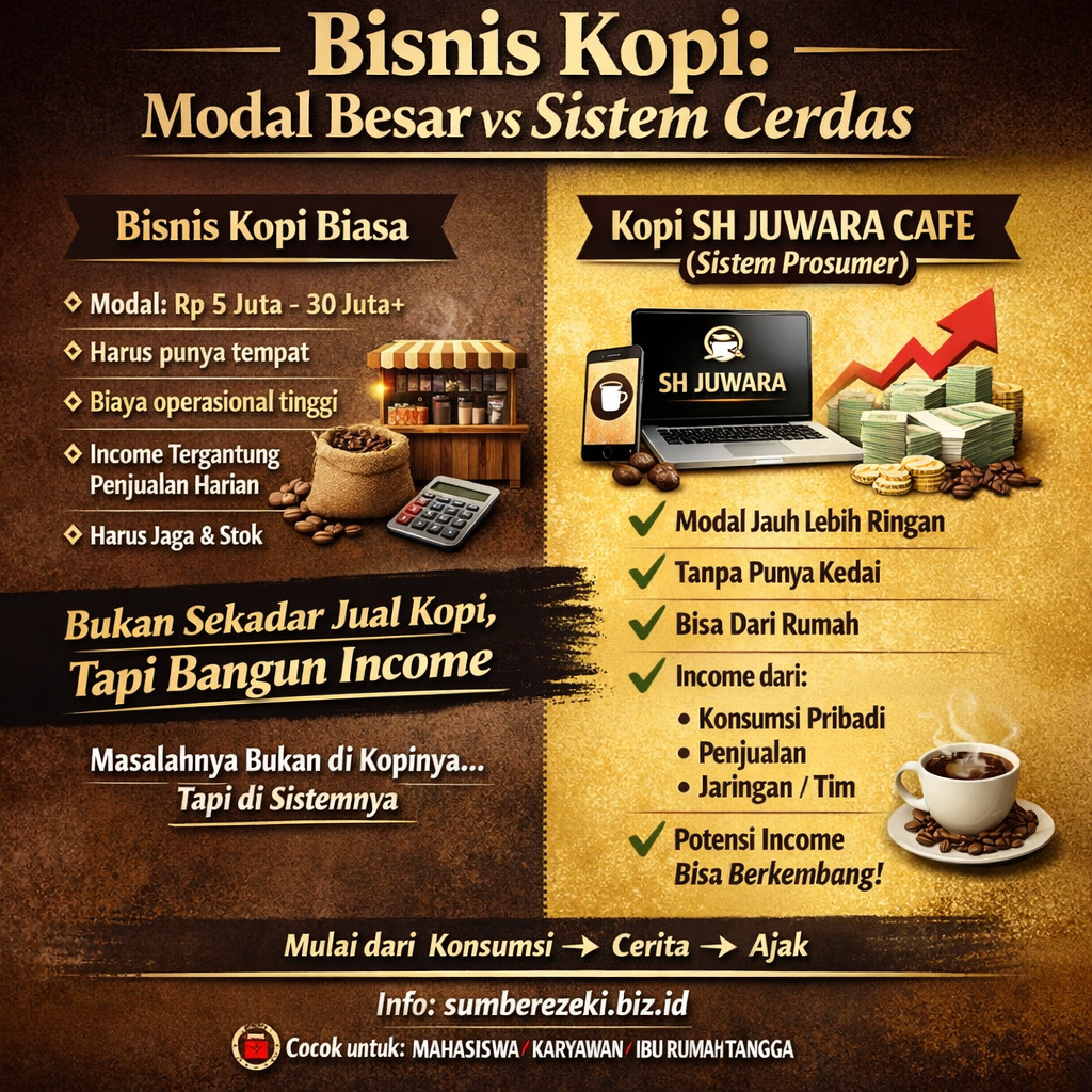Perbandingan Bisnis Kopi Biasa dan Bisnis Kopi SH JUWARA CAFE