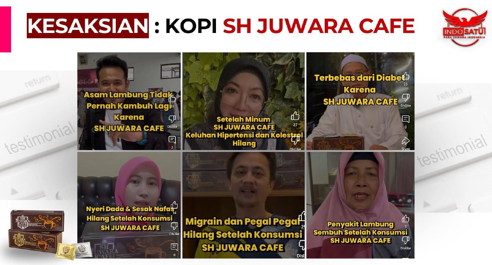 Kesaksian Pengguna Kopi SH JUWARA CAFE