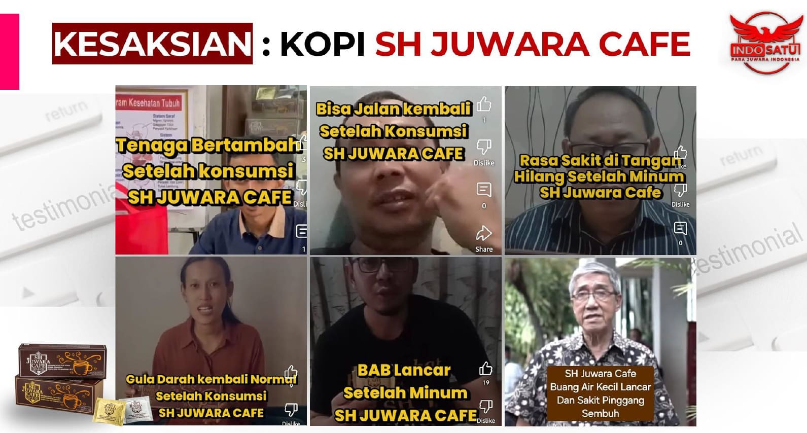 Kesaksian Pengguna Kopi SH JUWARA CAFE